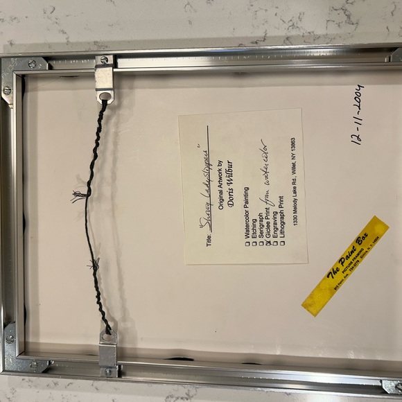 Botanical giclee wall art. Framed and matted giclee print from watercolor. - Picture 5 of 5